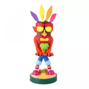 Crash Bandicoot Cable Guy Aku Aku Crash 20 cm