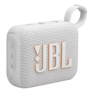 JBL GO 4 White Bluetooth Speaker