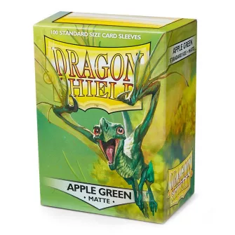 Trading Card Games - Dragon Shield Matte Apple Green Sleeves 100ct