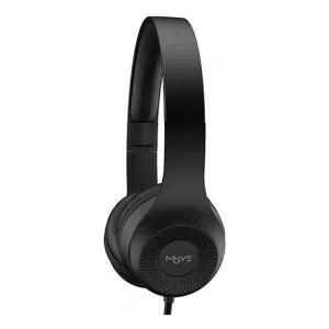 Enyo Foldable Headphones with Microphone Black