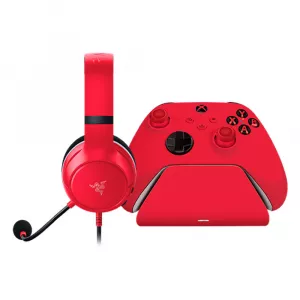 Essential Duo Bundle for Xbox Kaira X and Charging Stand for Xbox Controller - Pulse Red