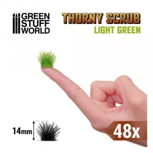 Matas Espinosas / Thorny SPIKY Scrub - LIGHT GREEN