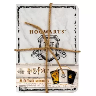 Merchandise razno - Harry Potter - A6 Notebooks 3PK - Hogwarts Shield