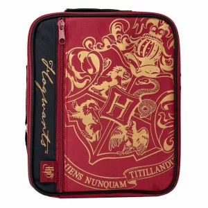 Merchandise razno - Harry Potter Deluxe 2 Pocket Lunch Bag Burgundy - Crest