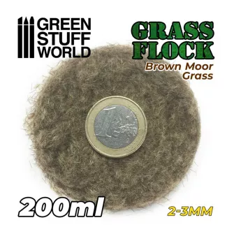 Warhammer pribor i oprema - Grass Flock - BROWN MOOR GRASS 2-3mm (200ml)