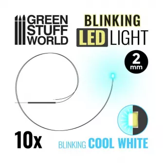 Warhammer pribor i oprema - BLINKING Cool White - 2mm (0805 SMD)