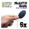 Plastic Oval Base 75x42mm - PACKx6