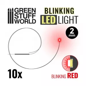 Micro LEDs - BLINKING Red - 2mm (0805 SMD)