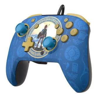 Gejmpedi - Nintendo Switch Wired Controller Rematch - Hyrule Blue