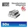 Neodymium Magnets 2x1mm - SET x50 (N52)