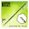 Flat Synthetic Brush - size #3 - GREEN SERIE