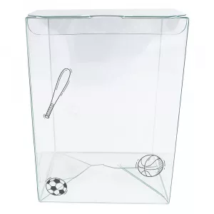 Clear Sport Version 4'' Pop Protector With Film On It With Soft Crease Line And Automatic Bot Lock