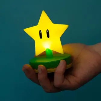 Stone lampe - Super Mario - Super Star Light