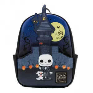 Disney Nightmare Before Christmas Jack Skellington House Mini Backpack