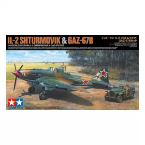 Makete  - Model Kit Aircraft - 1:48 IL-2 Shturmovik & GAZ-67B Vehicle