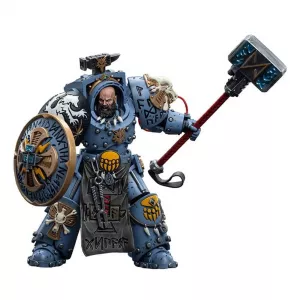 Warhammer 40k Action Figure 1/18 Space Wolves Arjac Rockfist