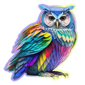 Makete - Trendy Owl Wooden Puzzle M (150 Pieces)