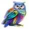 Trendy Owl Wooden Puzzle M (150 Pieces)