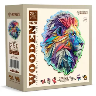 Makete - Modern Lion Wooden Puzzle L (250 Pieces)