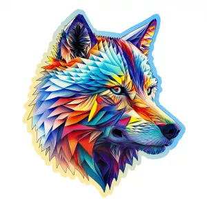 Classy Wolf Wooden Puzzle L (250 Pieces)