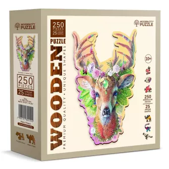 Makete - Modish Deer Wooden Puzzle L (250 Pieces)