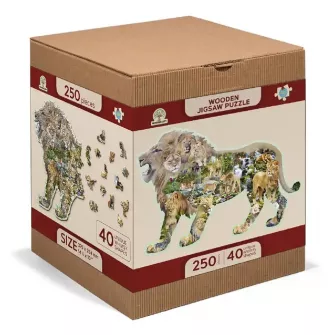 Makete - Lion Roar Wooden Puzzle L (250 Pieces)
