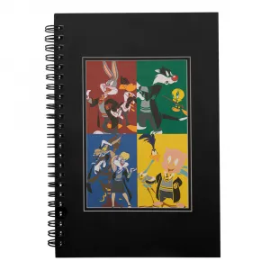 Merchandise razno - Harry Potter - Looney Tunes Hogwarts Houses Notebook