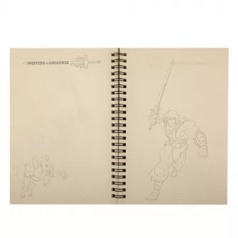Merchandise razno - Masters Of The Universe Revelation - He Man With Battle Cat Notebook