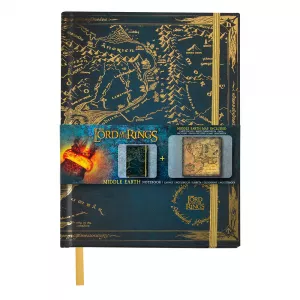 Lord Of The Rings - Map Of Middle-Earth Notebook