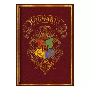 Harry Potter - Casebound A5 Notebook - Red Colorful Crest