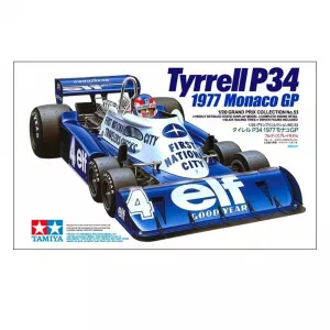 Model Kit Car - 1:20 Tyrrell P34 Six Wheeler Monaco GP77