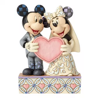Ukrasne figure - Two Souls, One Heart (Mickey Mouse & Minnie Mouse Figurine)
