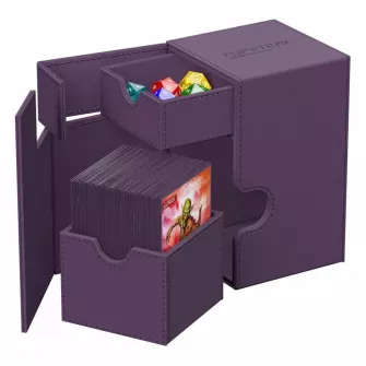 Trading Card Games - Ultimate Guard Flip`n`Tray 100+ XenoSkin Monocolor Purple