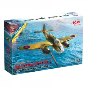 Makete  - Model Kit Aircraft - Bristol Beaufort Mk.I WWII British Torpedo-Bomber 1:48