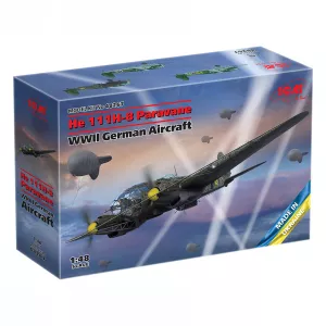 Model Kit Aircraft - He 111H-8 Paravane WWII German Aircraft 1:48