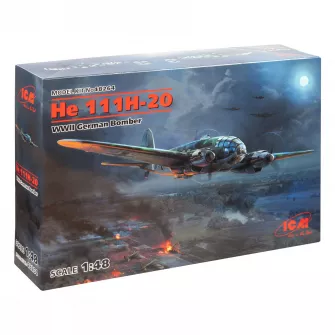 Makete - Model Kit Aircraft - He 111H-20 WWII German Bomber 1:48