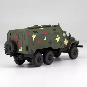 Makete - Model Kit Military - URAL-43203 Military Box Vehicle Of The Armed Forces Of Ukraine 1:72