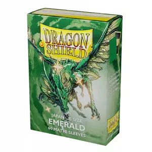 Dragon Shield - Small Matte Emerald Sleeves (60 Sleeves)