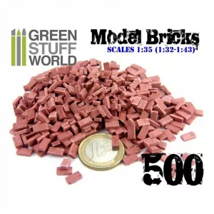 Model Bricks - Dark Red x500