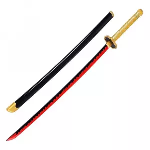 Demon Slayer - Wood Sword Replica - Standard Nichirin Katana (Yoriichi Tsugikuni)