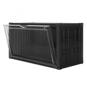 Container Display Box With Light (Black)