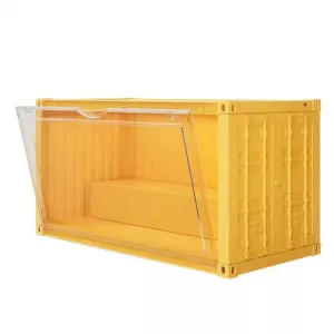 Container Display Box With Light (Yellow)