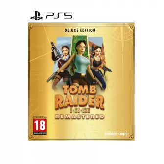 Playstation 5 igre - PS5 Tomb Raider I-III Remastered Starring Lara Croft - Deluxe Edition