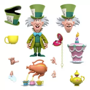Alice in Wonderland Disney Ultimates Action Figure The Tea Time Mad Hatter (18 cm)
