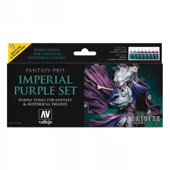 Warhammer boje - Imperial Purple Set (8 color set)