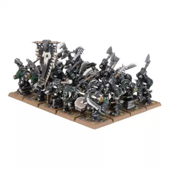 Warhammer figurice - Orc and Goblin Tribes: Black Orc Mob