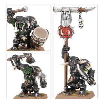 Warhammer figurice - Orc and Goblin Tribes: Black Orc Mob