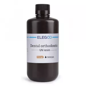 Dental Orthodontic UV Resin 0.5kg - Orange