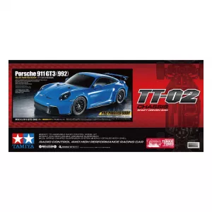 RC Model Kit - 1:10 RC Porsche 911 GT3 (992) Blue TT-02