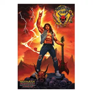 Stranger Things Poster Pack Hellfire Club Rock God 61 x 91 cm